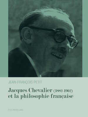 cover image of Jacques Chevalier (1882–1962) et la philosophie française